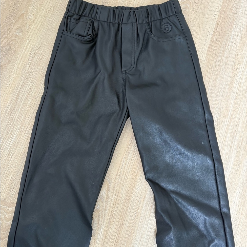 MM6 Maison Martin Margiela Kids Black Formal Bottoms